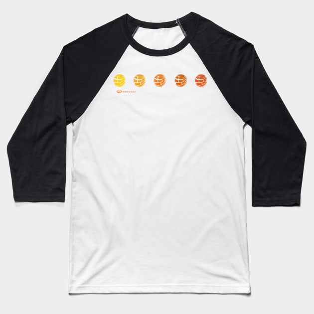 Concha Ombré Baseball T-Shirt by La Monarca Bakery